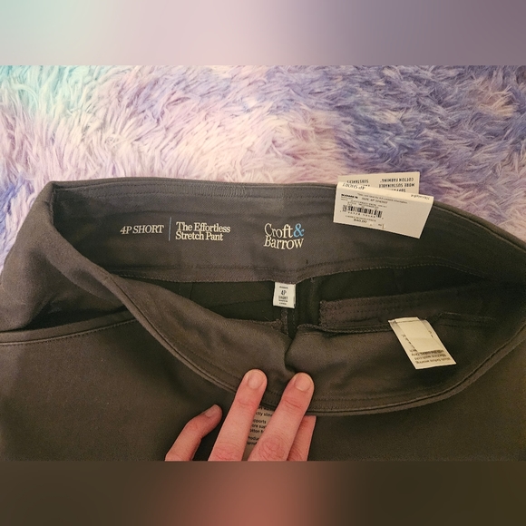 NWT Croft and Barrow Short Woven Pants - Picture 4 of 4